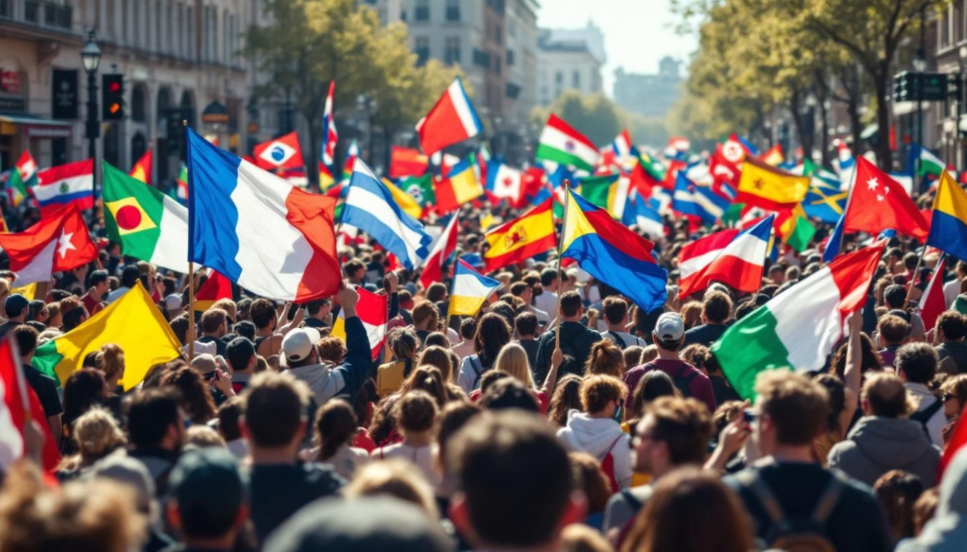 L'impact des drapeaux dans les manifestations culturelles et politiques